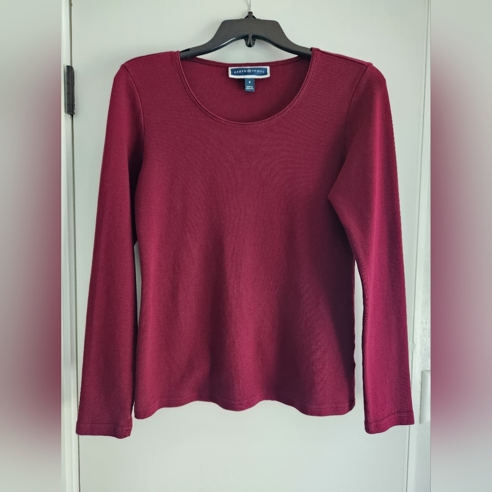 Karen Scott long-sleeve top